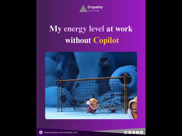 My energy level at work without Copilot… 😴  #copilot #memes #microsoft365 #funny