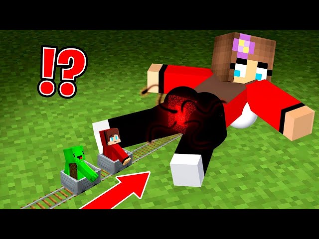 Mikey and JJ Found a Secret STATION in MAIZEN GIRL - Funny Love Story in Minecraft (Maizen)