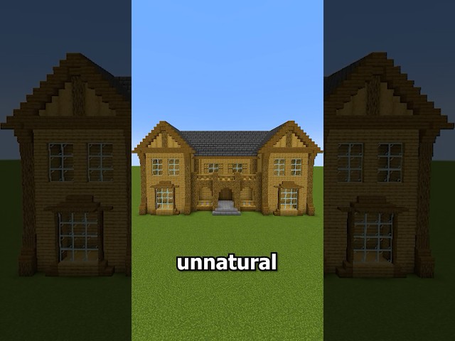 Perfect Symmetry Can RUIN Your Minecraft House!