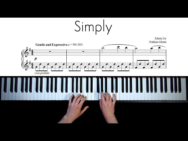 Simply - Original Piano Solo by Nathan Glenn