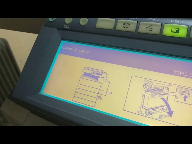 Toshiba Paper Misfeed