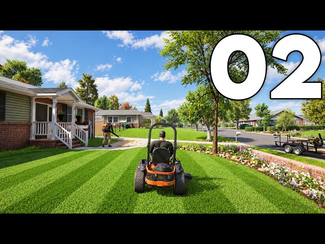 Lawn Mowing Simulator 2 - Part 2 - Hiring Our First Employee