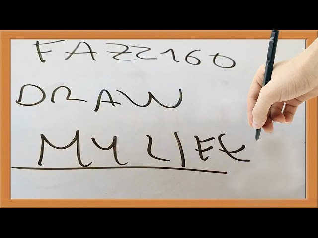 Fazz160 DRAW MY LIFE! (Face reveal!!) for 500.000 SUBS
