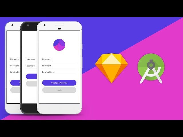 Sketch UI Design to Android Studio XML Tutorial