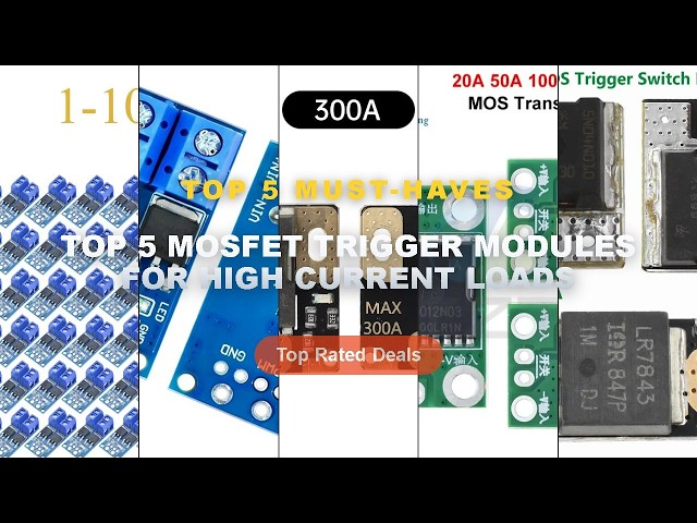 Cheap & Best Top 5 MOSFET Trigger Modules For High Current Loads Unboxing & Review - 5PCS Mini MOS T