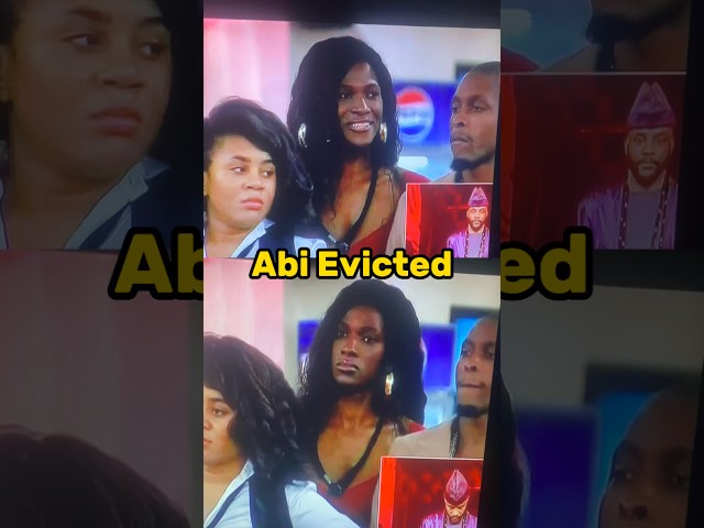 Abi has been Evicted #bbnaija #bbnaijaliveshow #bbnaija2026