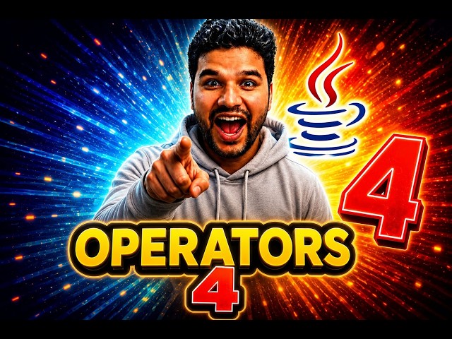 Java Tutorial #4 | Operators in Java Explained in Hindi