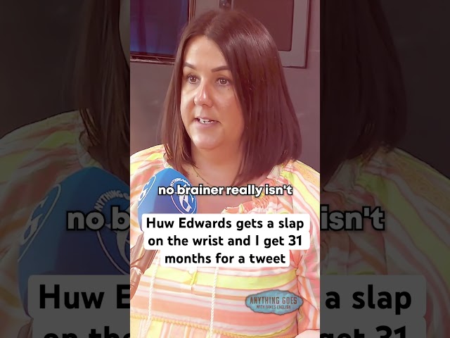 Huw Edwards gets a slap on the wrist and I get 31 months for a tweet
