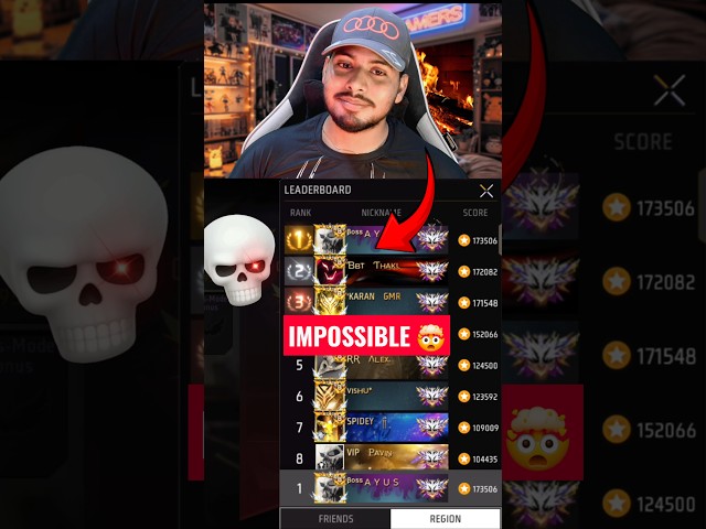 Region top 1 last zone में Solo vs Squad 🤯 free fire region top 1 lobby #freefire #shorts