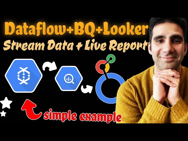 Dataflow + BQ + LookerStudio Example: Build a Streaming Data Pipeline for a Real-Time Dashboard