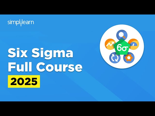 Six Sigma Full Course 2026 | Six Sigma Green Belt Training | Six Sigma Training | Simplilearn