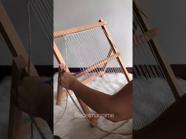 2mm cotton cord at loom stand