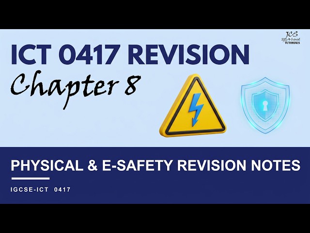 ICT Chapter 8: Top Tips to Master Safety and Security for 0417 Exam Success
