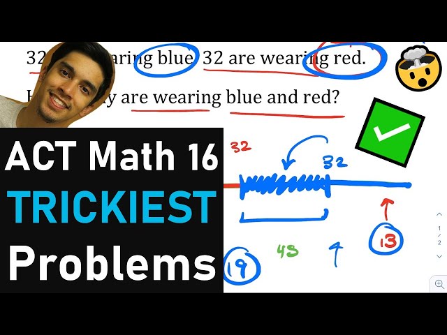 If You Can Solve 5 Academy's 16 ACT® Math Problems, You Can Score a 30+ | HARD ACT® Math Practice