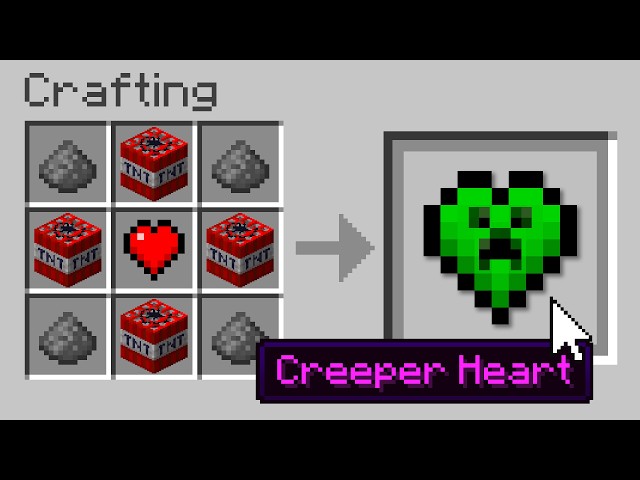 Minecraft, But You Can Craft Custom Hearts...