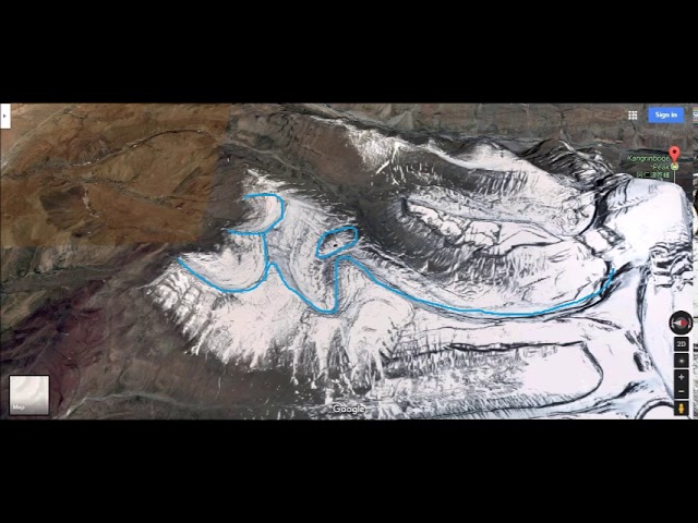 Om Caught on Kangrinboqe Peak