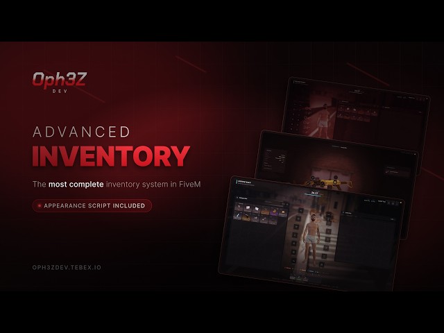 The Most Complete Inventory System for FiveM | Grid/Slot, Weapons, Crafting, Admin Panel & Much More
