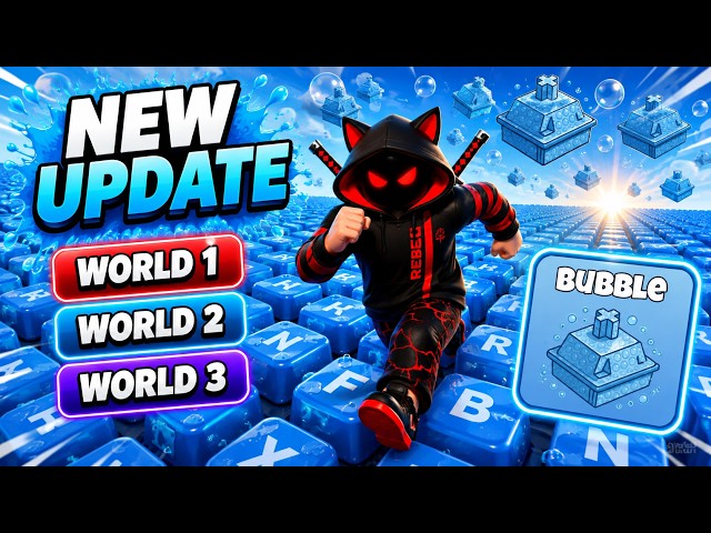 New BUBBLE Sound 😱 +1 speed keyboard escape | Roblox