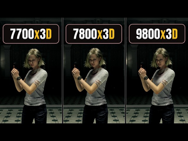 AMD Ryzen 7 7700x3D vs Ryzen 7 7800x3D vs Ryzen 7 9800x3D - Test in 10 Games | ft. RTX 5070 Ti