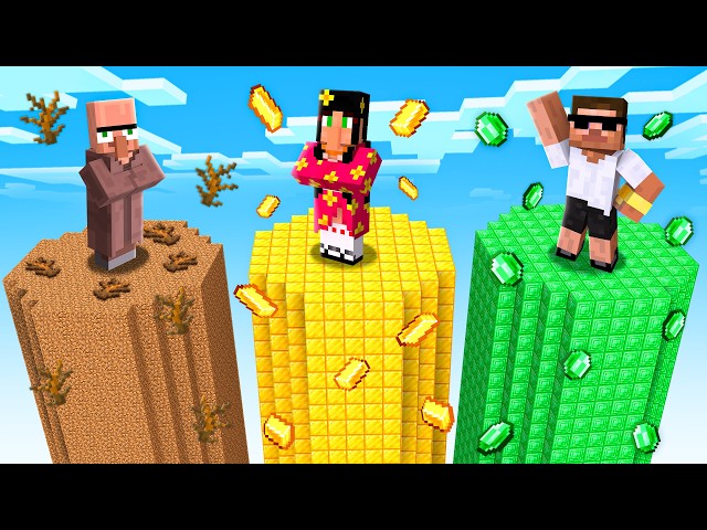 Battle of ORE TOWERS in Minecraft...