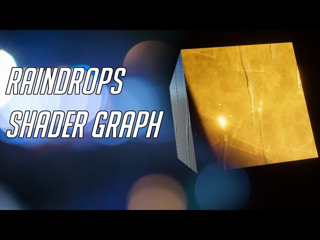 Raindrops Shader Graph - Unity URP Tutorial + Photoshop texture tutorial