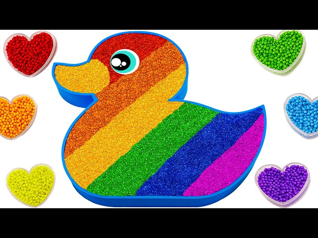 🔴 LIVE: ASMR Slime Video l How To Make Cute Rainbow Duck Bathtub With Glitter Slime | Making By YoYo