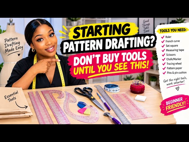     Starting Pattern Drafting? DON’T Buy Tools Until You See This! 