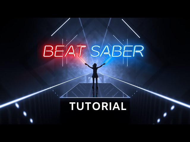 Beat Saber 1 minute Tutorial. How to play instructions and demo. Virtual Reality. Oculus Quest.