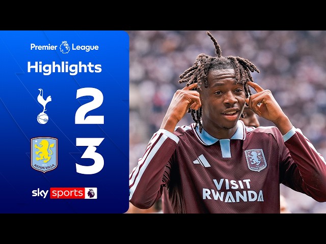 Winless Spurs drop to relegation zone | Spurs 2-3 Aston Villa | Premier League Highlights