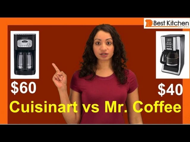Best Coffee Maker Reviews - under $100 - Cuisinart Coffee maker vs Mr. Coffee 12 Cup
