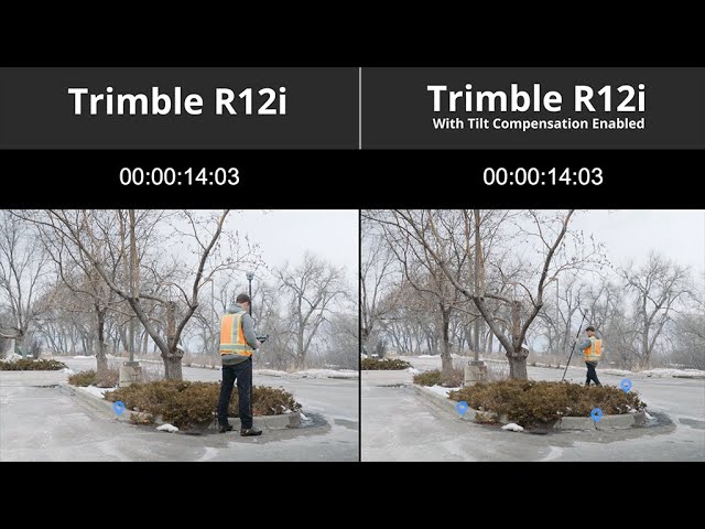 Trimble R12i: Speed Test with TIP Technology