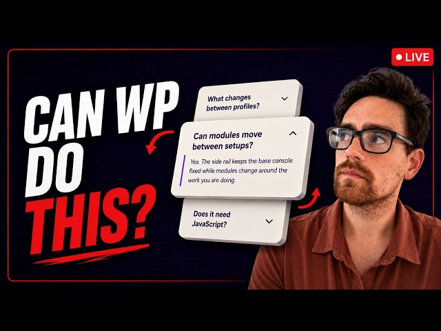 Can we build the Morphing FAQ in WordPress?