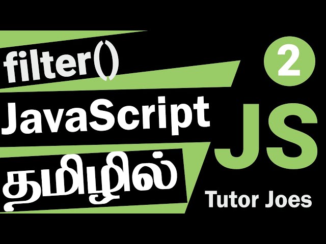 Unleashing the Power of the filter() Method in JavaScript | Tutor Joes | Complete JavaScript Series