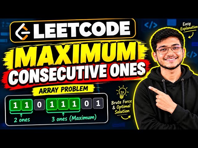 Maximum Consecutive Ones III | Sliding Window | LeetCode 1004 | DSA in Java