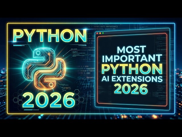 Learn Modern Python extentions in 6 Minutes (2026 AI + VS Code Setup)