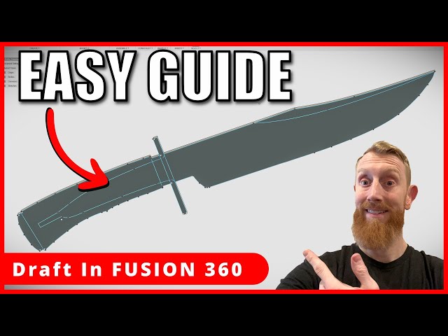 How To Draw Knives In Fusion 360 | Full Tutorial | Sketching / Exporting / Printing