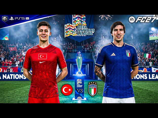 FC 27 - Turkiye vs. Italy - UEFA Nations League | PS5™ Pro [4K60]