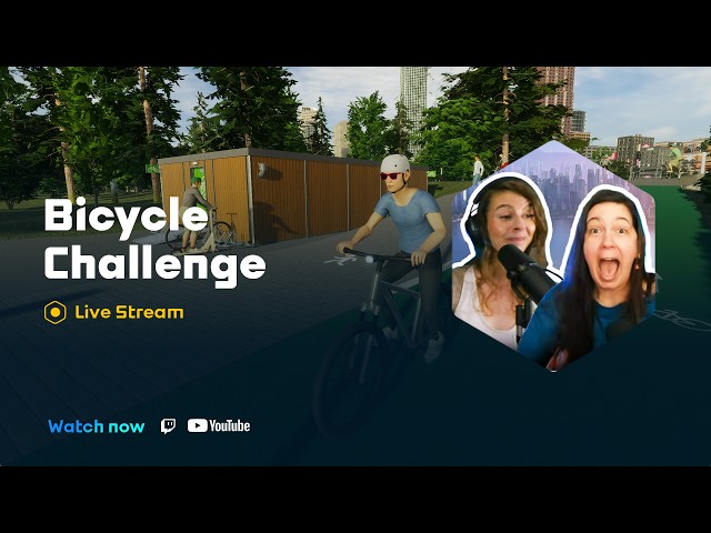 Cities: Skylines II | One Hour Bike Challenge.