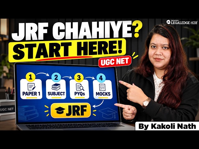 UGC NET JRF Law 2026: Topper's 60-Day Plan to Crack in First Attempt!