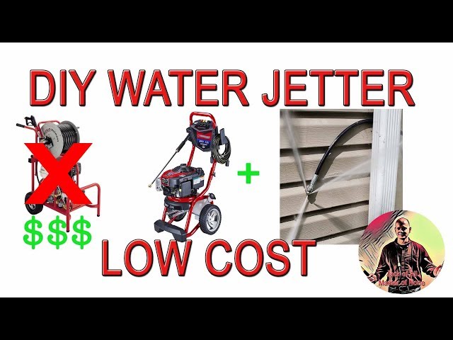 DIY Cheap Water Jetter System To Unclog Pipes - How To Hydro Jet