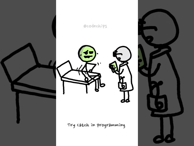 Try Catch Doctor Programmer #shorts #coding #programming