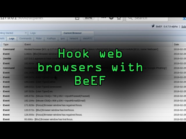 Take Control of Web Browsers with BeEF [Tutorial]