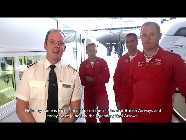 British Airways | The Red Arrows Swap the Hawk for a 747-Jumbo Jet