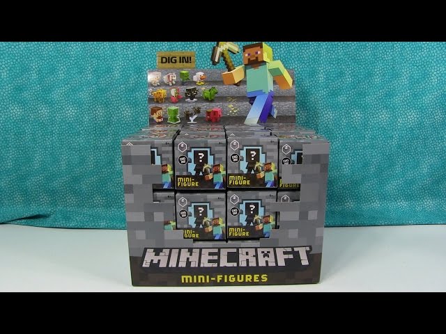 MINECRAFT TOYS UNBOXING!
