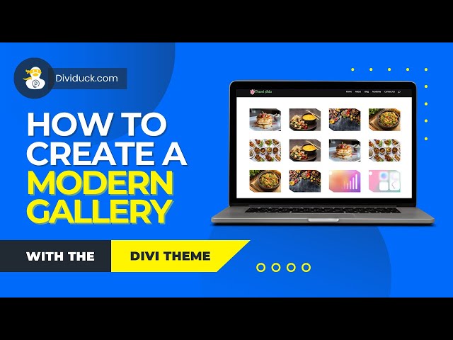 How to Create a Sleek & Modern Photo Gallery in Divi (CSS Tips!)