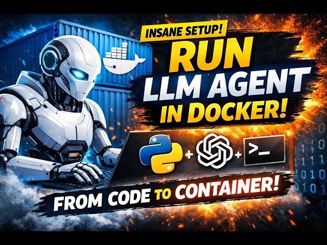 I Ran an LLM Agent Inside Docker… Here’s What Happened! 🚀 | Build & Run Your Own LLM Agent in Docker