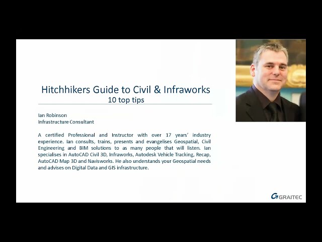 Hitchhikers Guide to Civil 3D and Infraworks