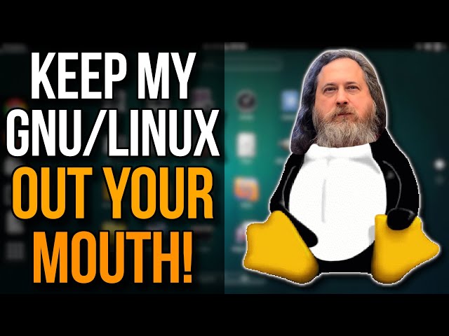 Should You Say Gnu/Linux: No Probably Not
