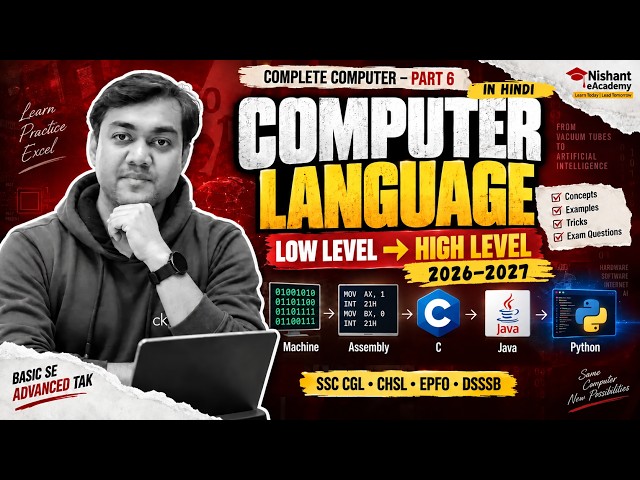 Complete Computer Course | Class 6 - computer language #computerclass #computerforssc