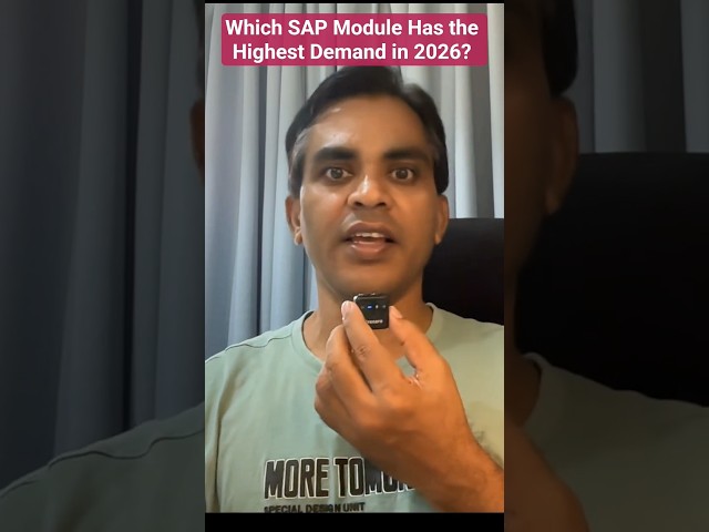 Which SAP Module Has the Highest Demand in 2026 #sap